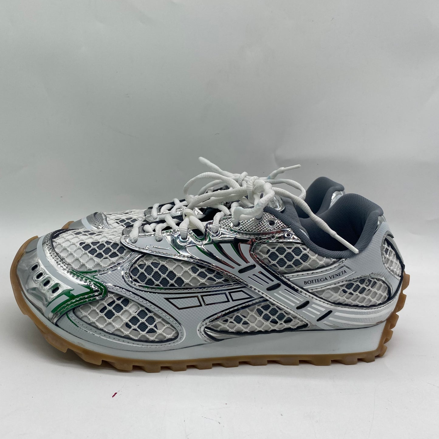 Bottega Veneta Silver Sneakers