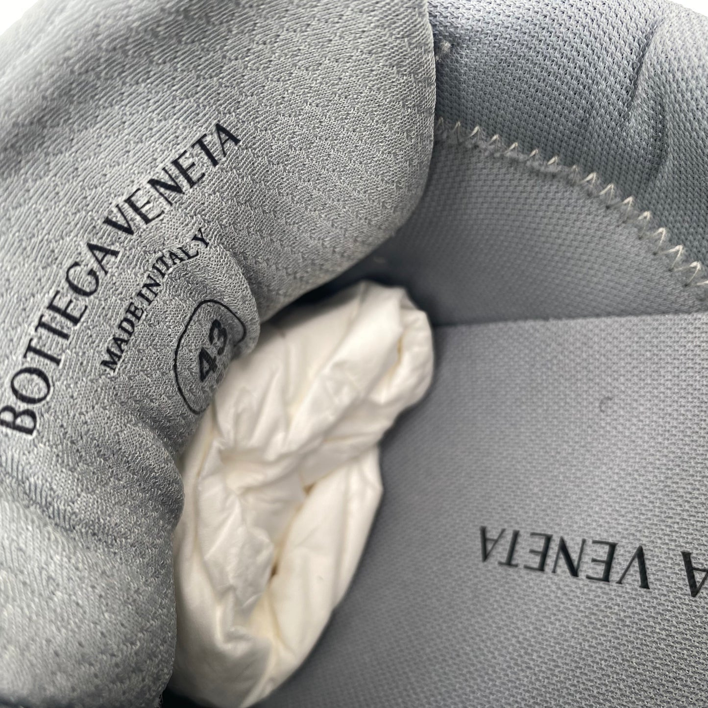 Bottega Veneta Silver Sneakers
