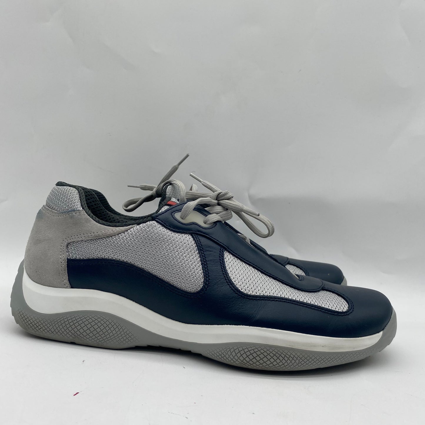 Prada Men's Navy/Gray Sneakers