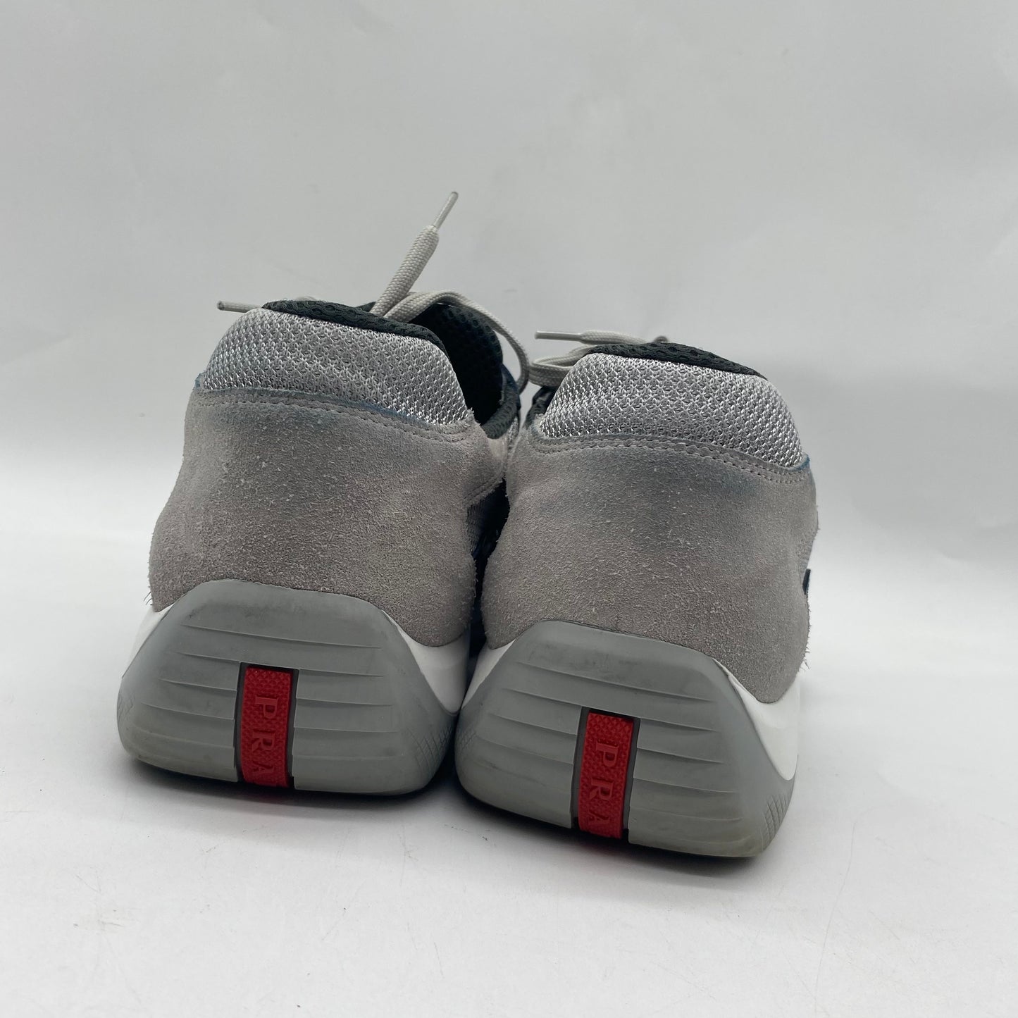 Prada Men's Navy/Gray Sneakers