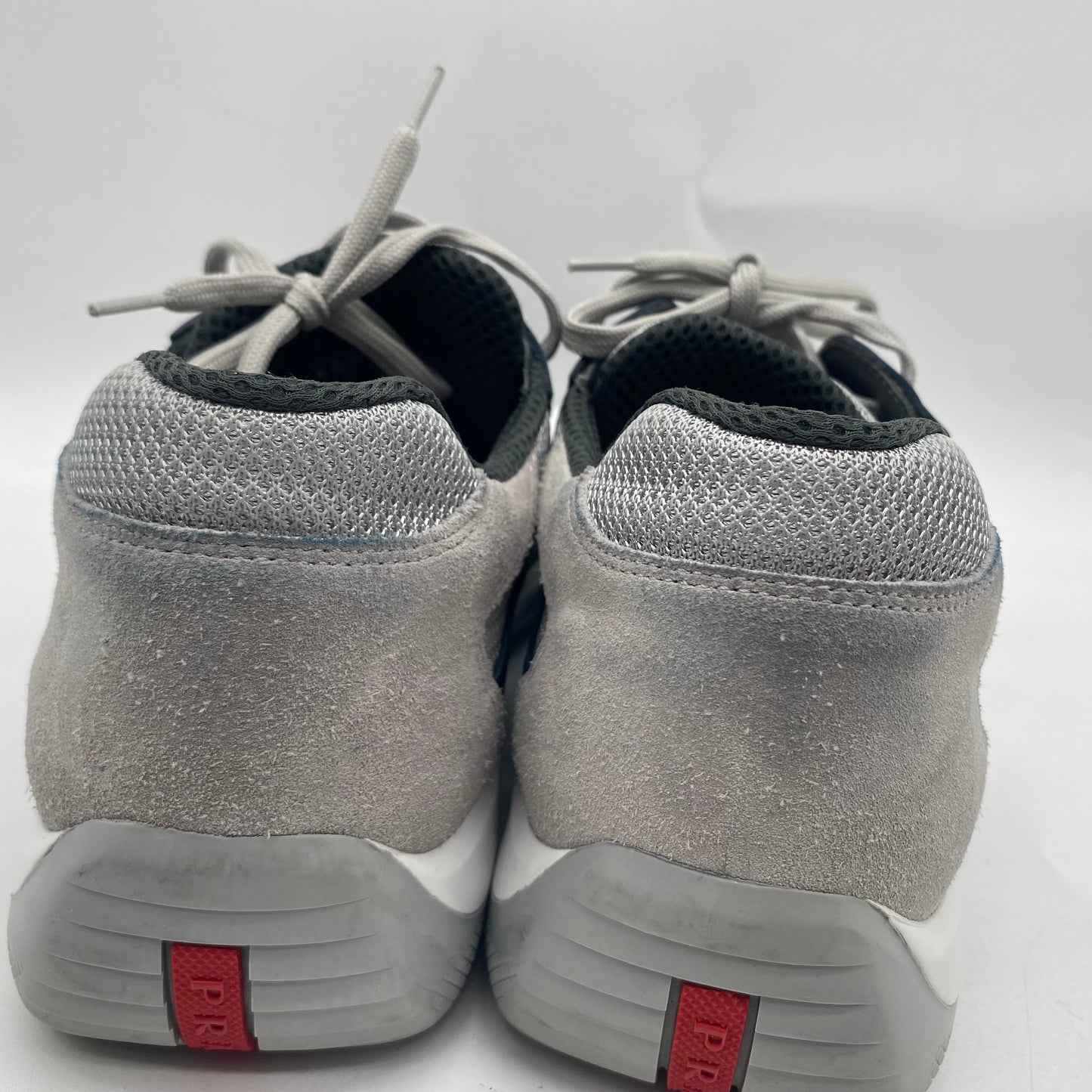 Prada Men's Navy/Gray Sneakers