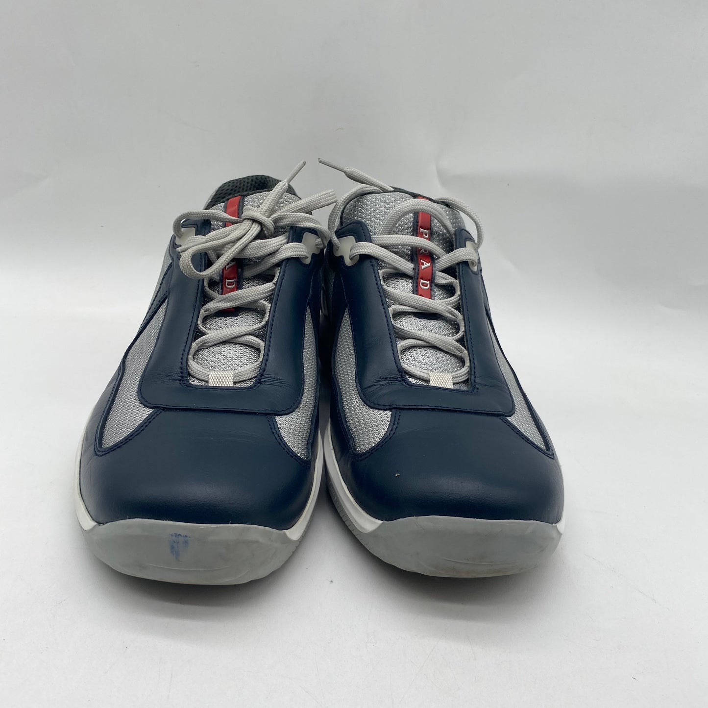 Prada Men's Navy/Gray Sneakers