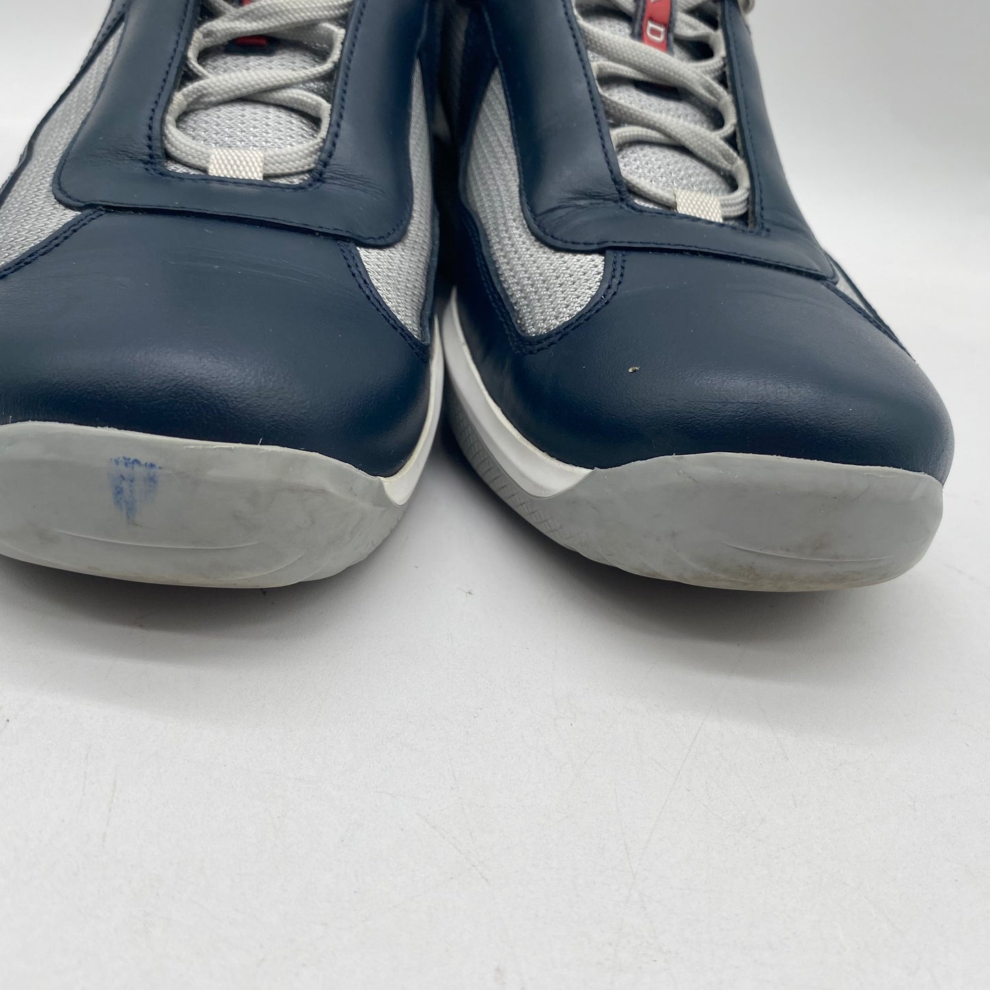 Prada Men's Navy/Gray Sneakers