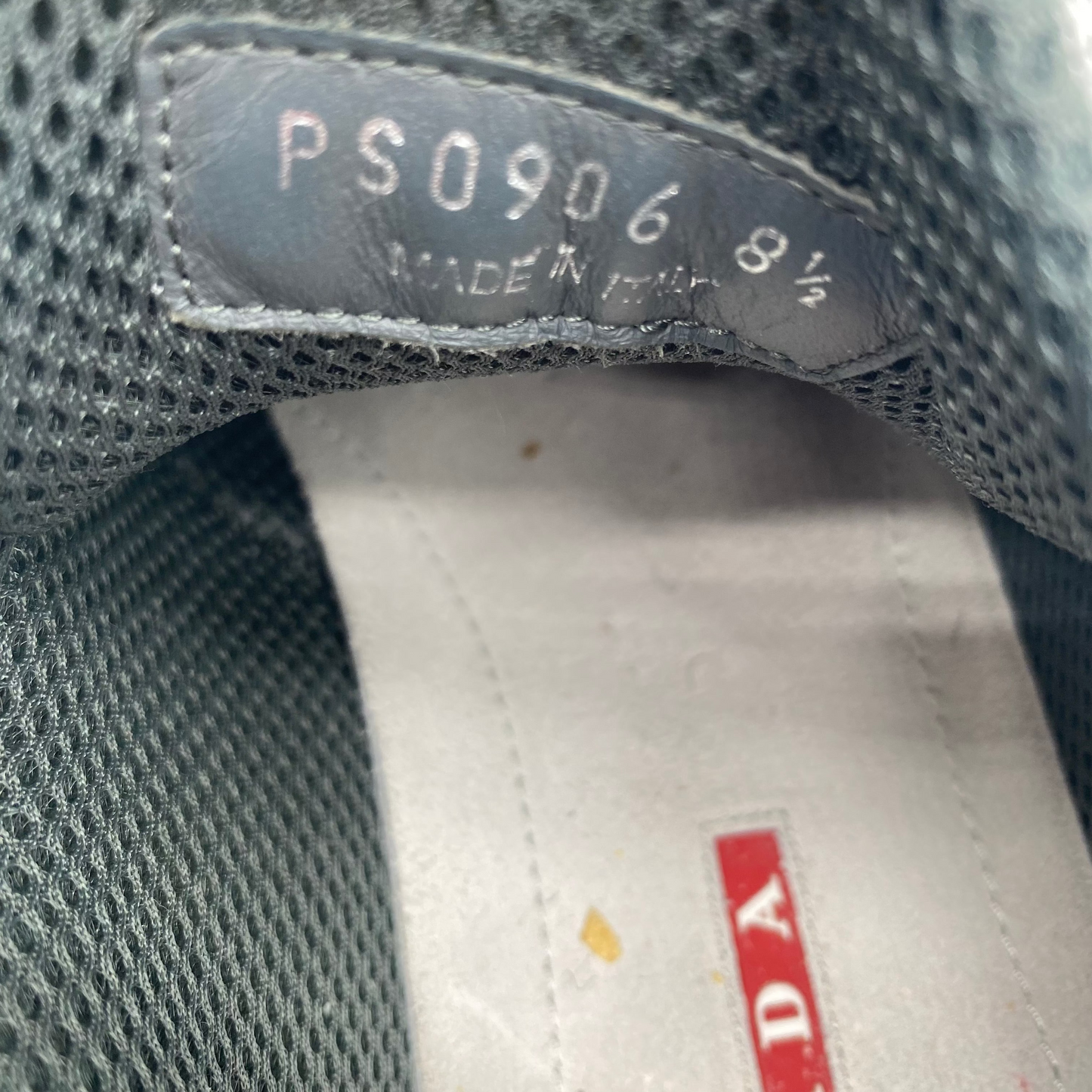 Prada Men's Navy/Gray Sneakers