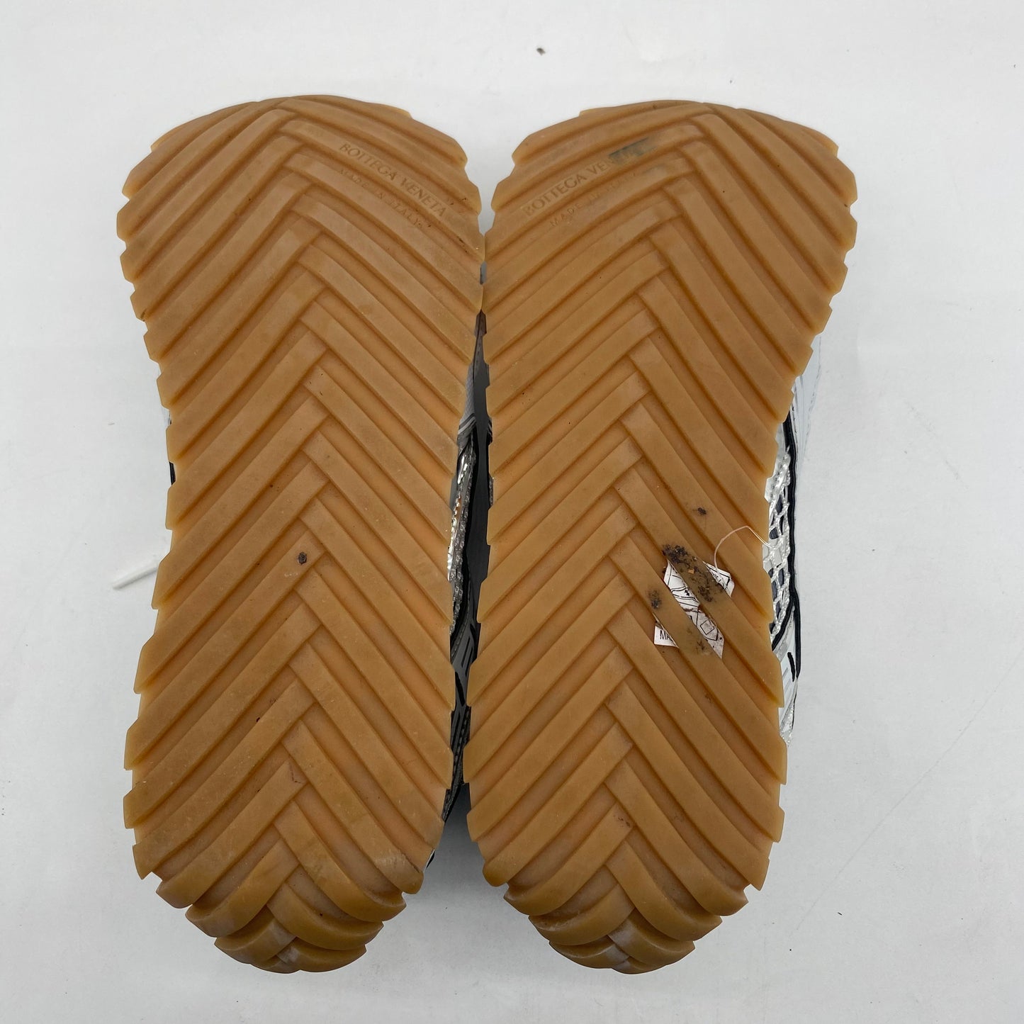 Bottega Veneta Silver Sneakers