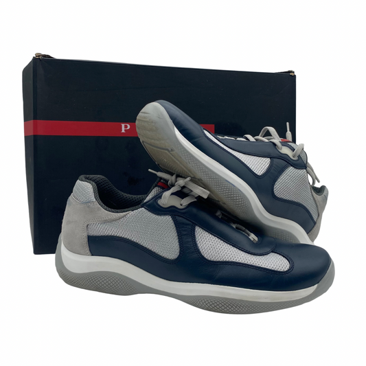 Prada Men's Navy/Gray Sneakers