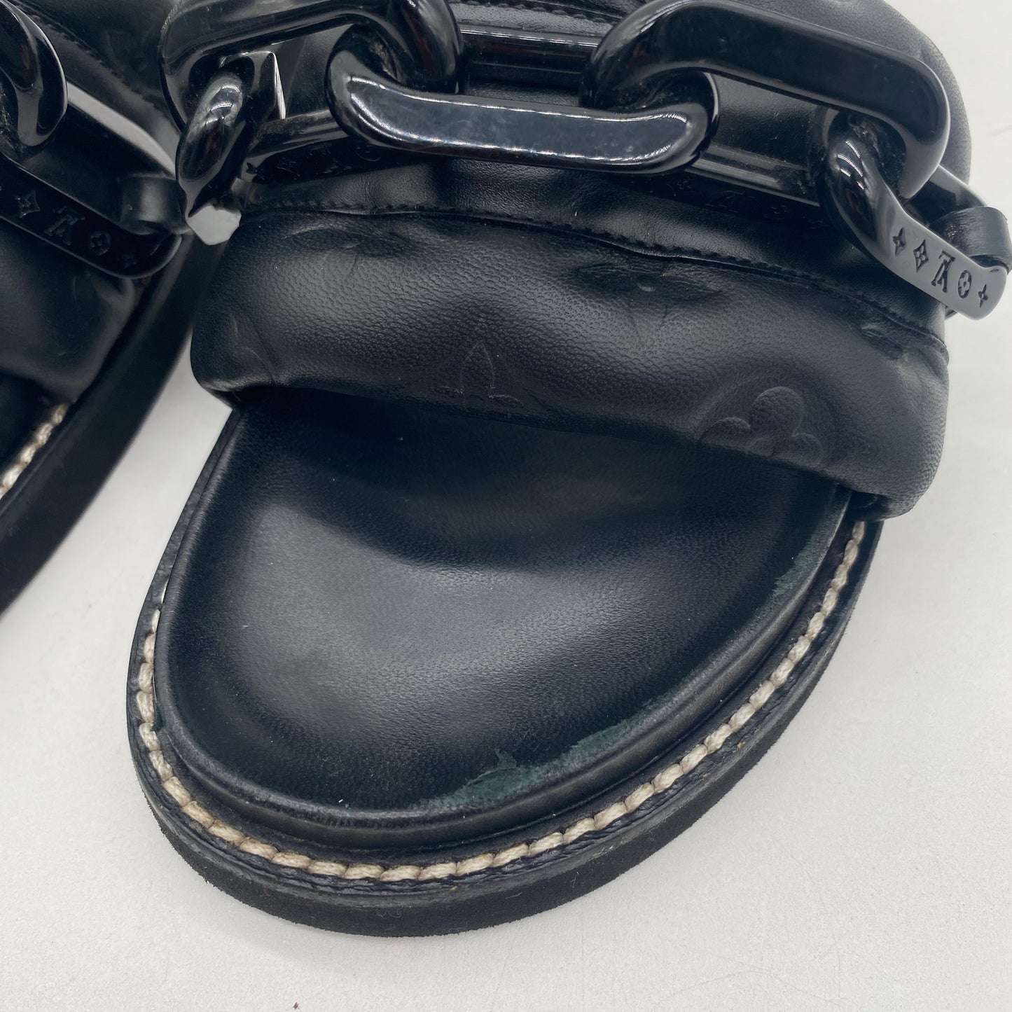 Louis Vuitton Black Sandals