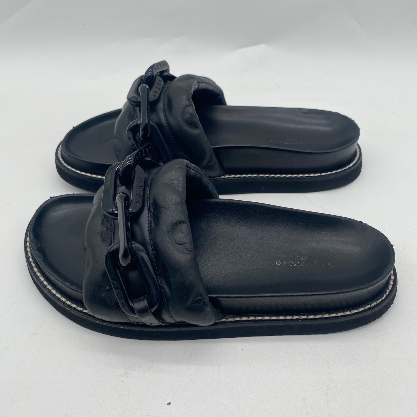 Louis Vuitton Black Sandals