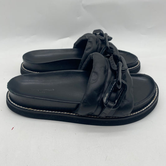 Louis Vuitton Black Sandals