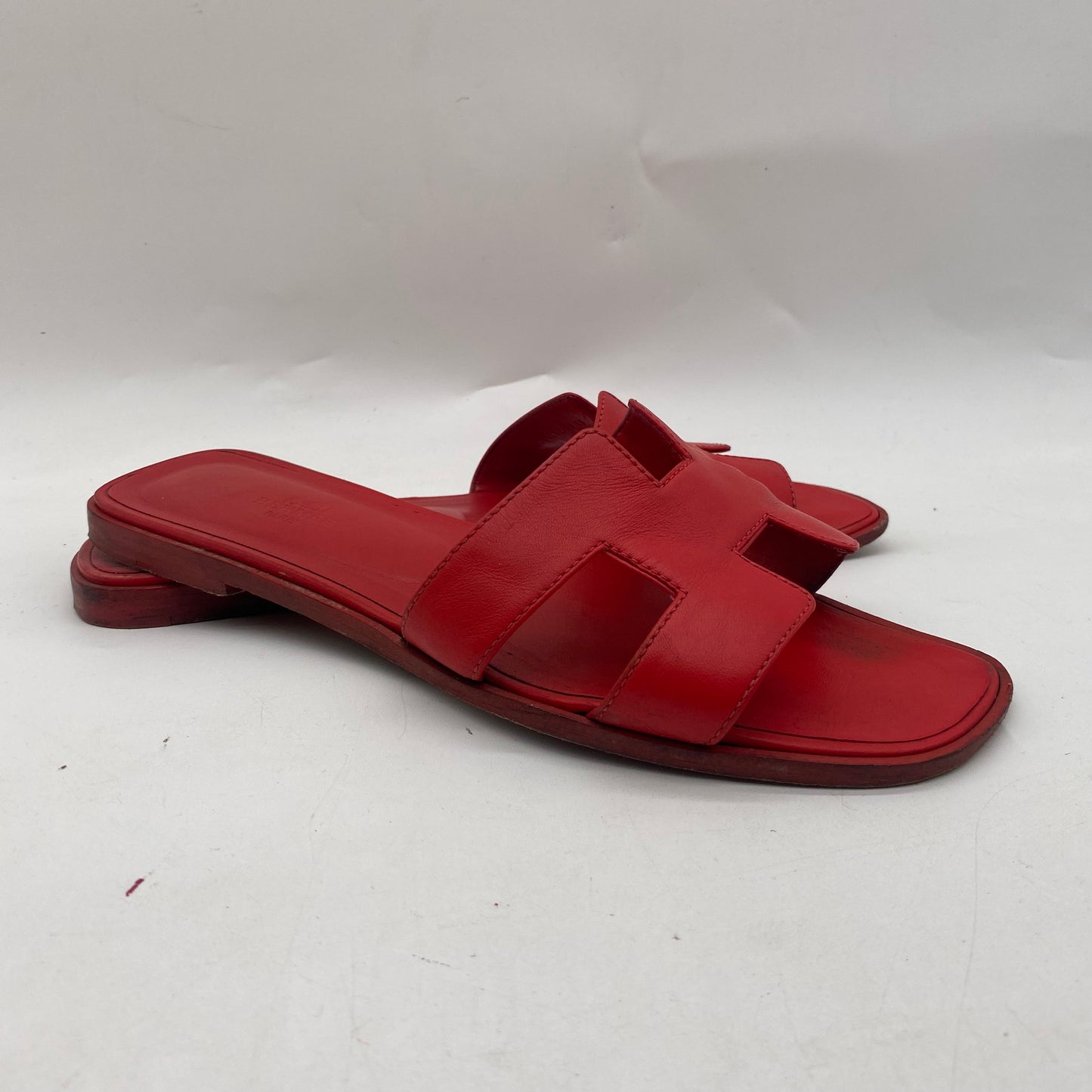Hermes Red Sandals