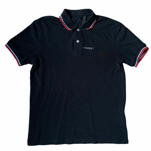 Prada Black Men's Polo