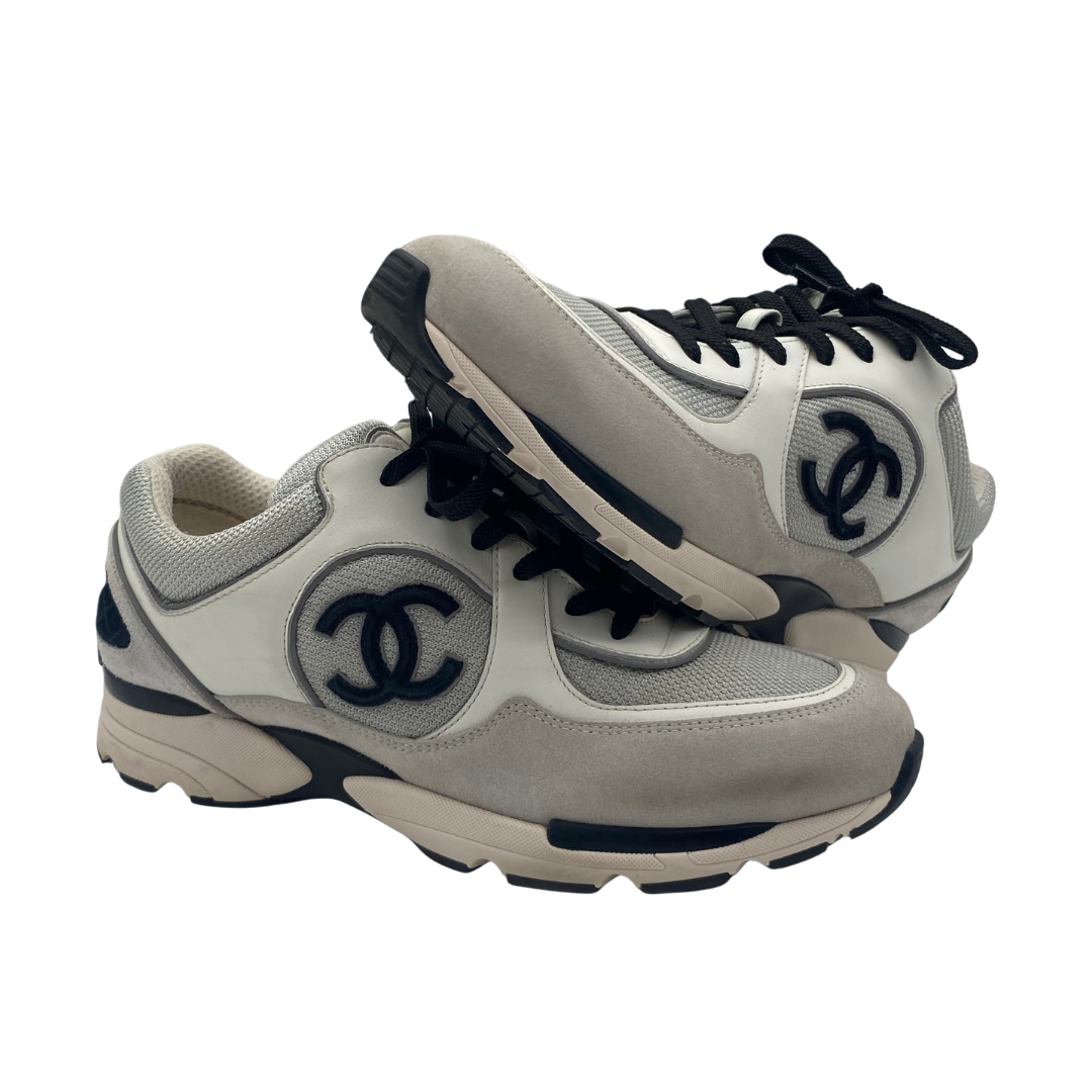 Chanel Grey/White Men's Sneakers