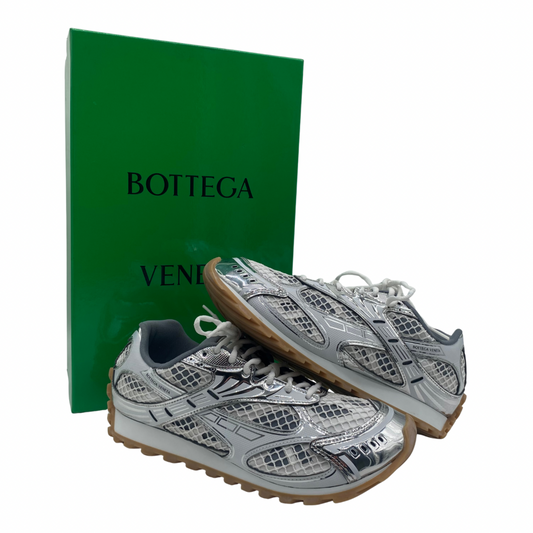 Bottega Veneta Silver Sneakers