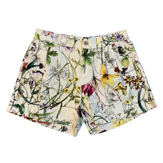 Gucci Floral Linen Shorts