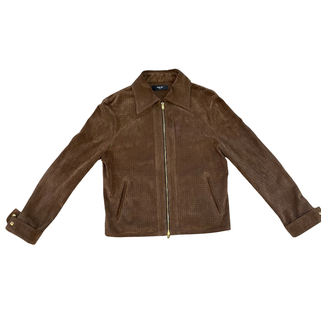 Mike Amiri Brown Suede Jacket
