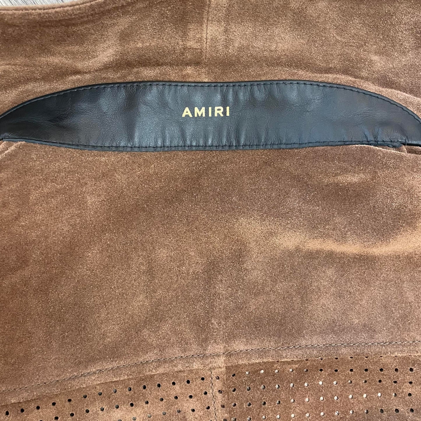 Mike Amiri Brown Suede Jacket