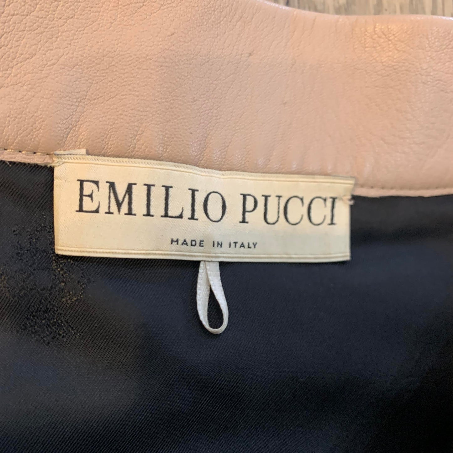 Emilio Pucci Leather Mini Skirt