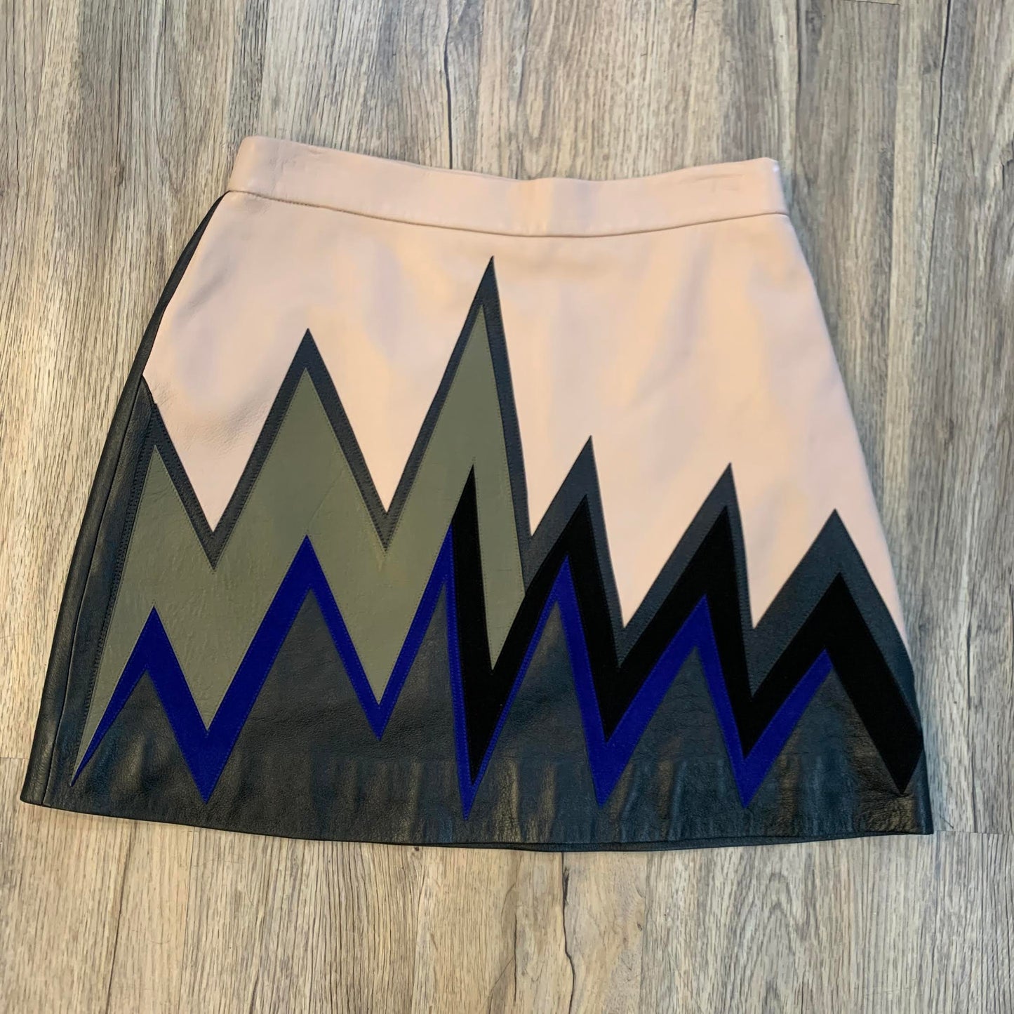 Emilio Pucci Leather Mini Skirt