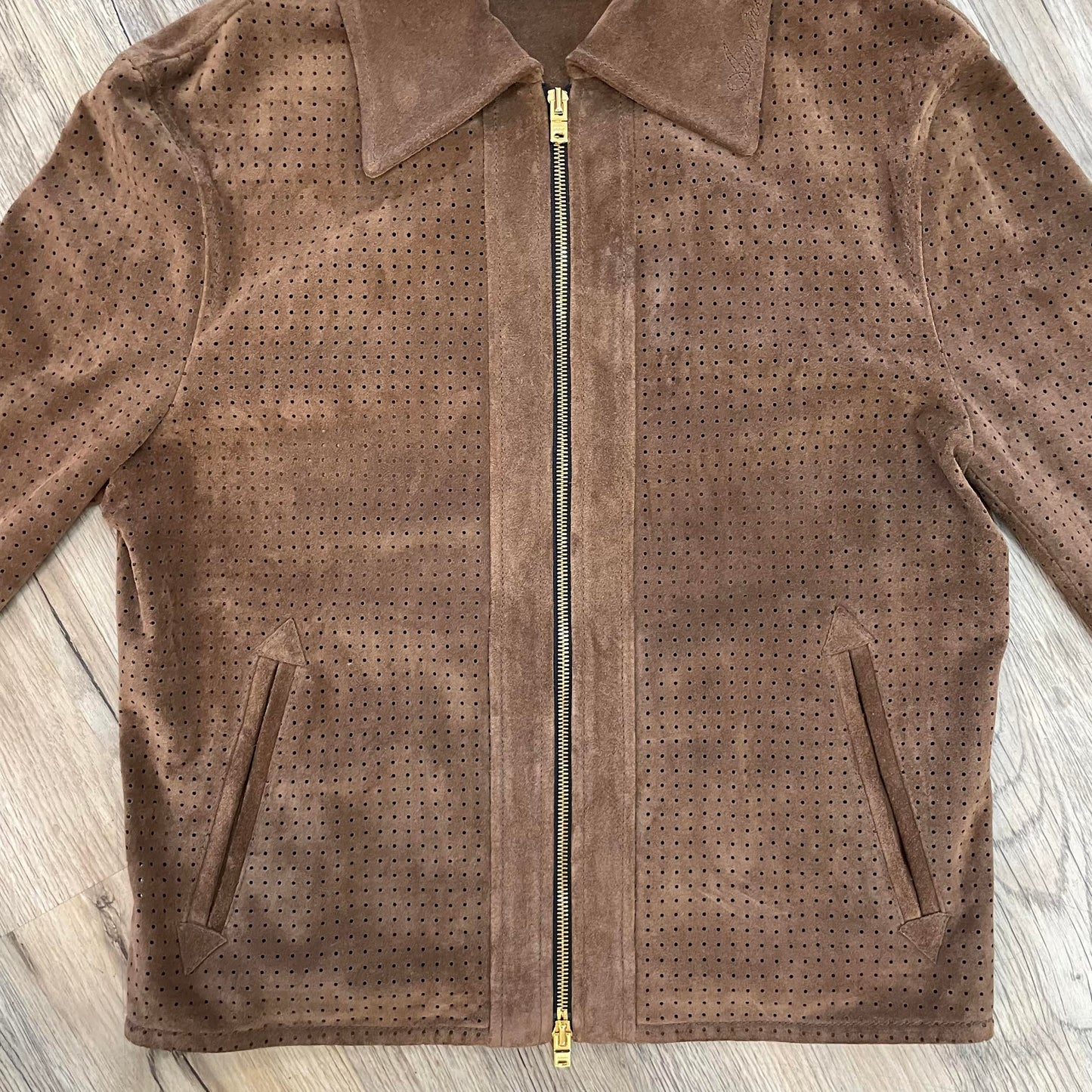 Mike Amiri Brown Suede Jacket