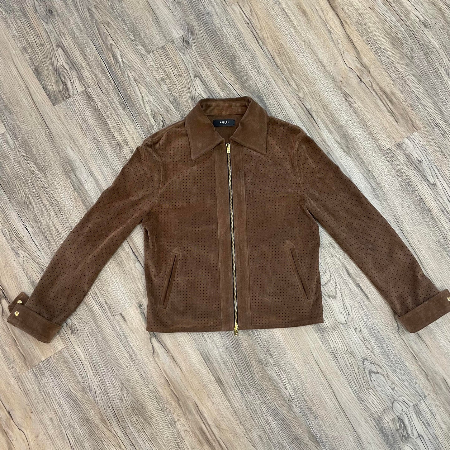 Mike Amiri Brown Suede Jacket